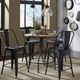 Liberty Furniture Vintage Series Black Back Counter Chair - Set of 2-2