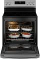 GE® 500 Series 30" Stainless Steel Freestanding Electric Range-3