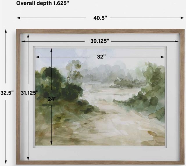 Uttermost® Allison Pearce Whispering Cloudscapes Framed Print-3