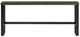 Powell® Haywood Gray Sofa Bar Table with Gunmetal Base-3
