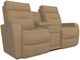La-Z-Boy® Baron Toast Power Wall Reclining Loveseat with Console and Headrest-0