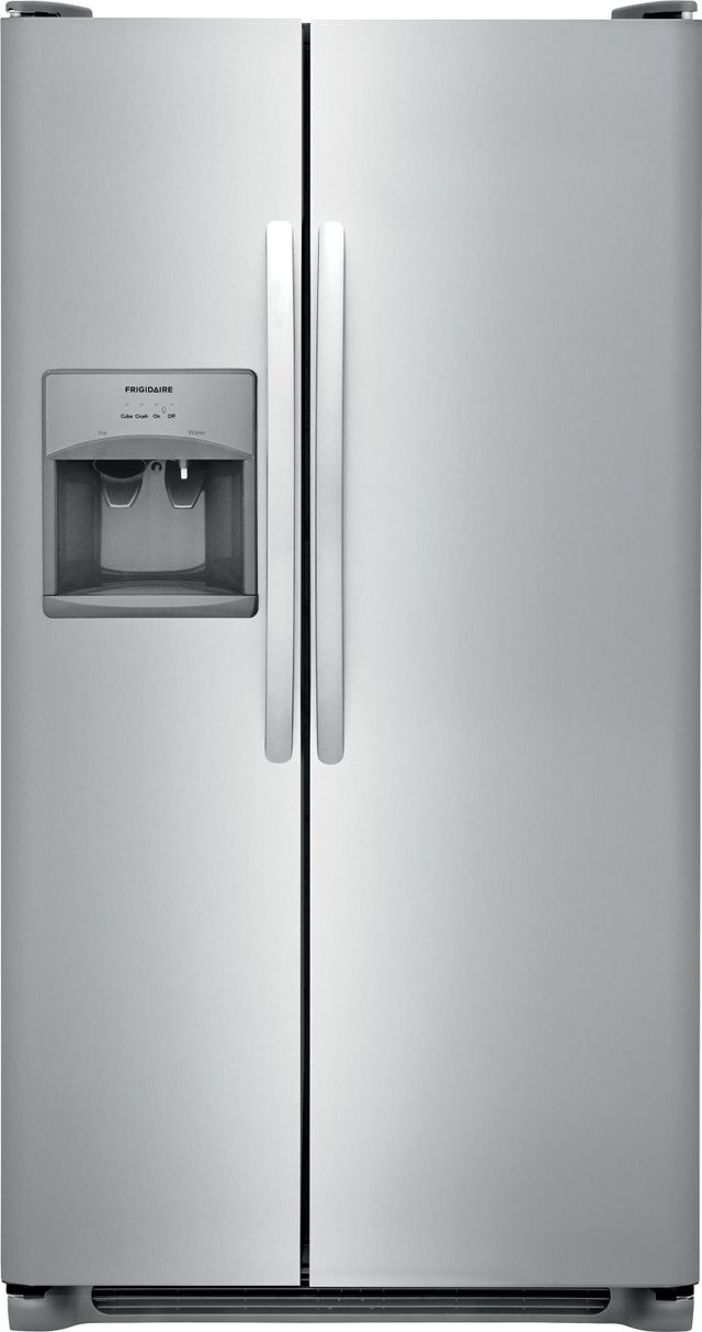 Frigidaire® 22 Cu. Ft. Stainless Steel Standard Depth Side By Side Refrigerator