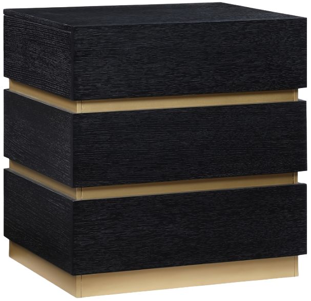 Meridian Furniture Zaylan Black Nightstand-0