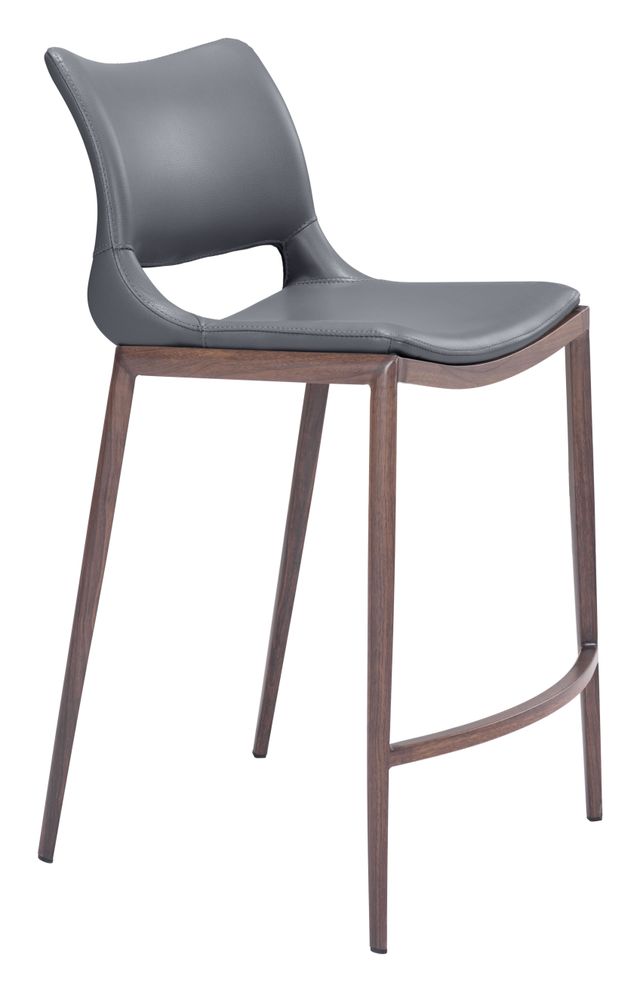 Zuo® Modern Ace Dark Gray Counter Chair-1