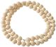 A & B Home Beige Dia Pine Sphere Beads Decorative Object-0