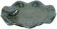 Sagebrook Home Green Flower Birdbath With Perched Bird-1