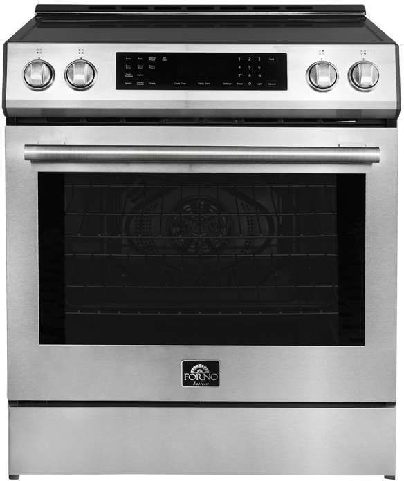 FORNO® Espresso Donatello 30" Stainless Steel Slide In Induction Range