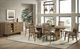 Intercon Landmark Weathered Oak Trestle Dining Table-1