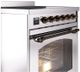 Ilve® Nostalgie II Series 30" Stainless Steel Pro Style Induction Range-1