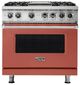 Viking® 5 Series 36'' Spiced Cider Pro Style Dual Fuel Range-0
