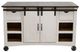 Million Dollar Rustic 5-Piece Brown/White Large Drop Leaf Island Set with Stools-0
