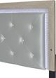 Crown Mark Jaylen Beige King Upholstered Panel Bed-2