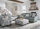 Fusion Furniture Whisper Teal Sofa-1