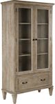 Bibliothèque avec portes de Magnussen Home® Lancaster - Gris queue d'aronde-2
