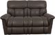 La-Z-Boy® Mateo Chocolate Leather Manual Wall Reclining Loveseat-1