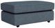 Flexsteel® Vail Blue Dusk Cocktail Ottoman-0