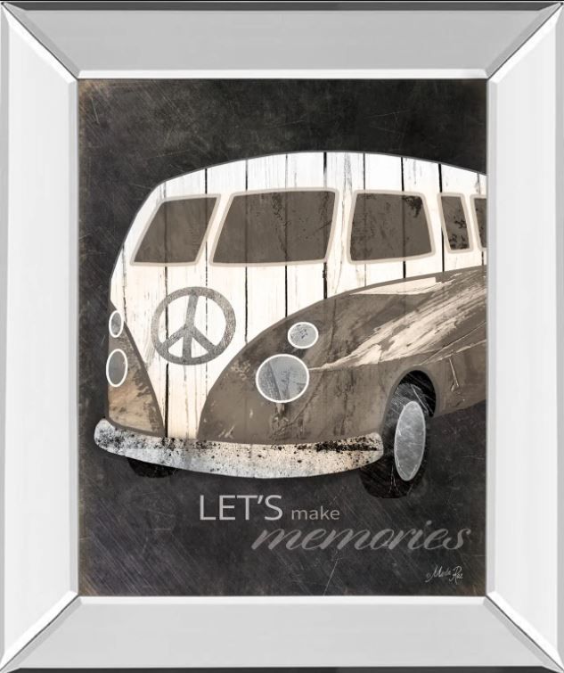 Classy Art Let’s Make Memories by Marla Rae Mirror Framed Wall Art-0