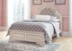 Signature Design by Ashley® Realyn Chipped White Youth Full Upholstered Panel Bed-4