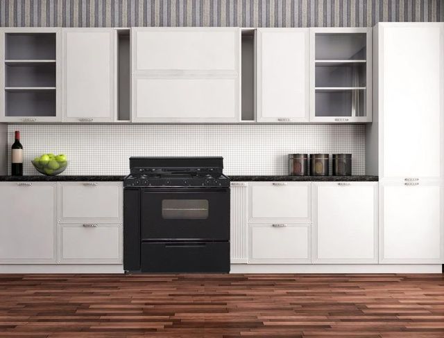 Premier 36" Black Pro Style Gas Range-1
