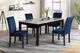 New Classic® Home Furnishings Celeste Blue/Espresso Dining Chair-1