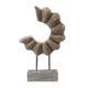 A & B Home Brown Curved Table Accent Sculpture-0