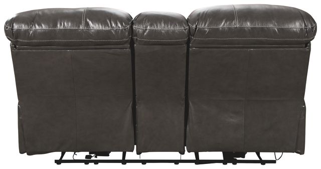 Signature Design by Ashley® Hallstrung Gray Power Relining Loveseat-2