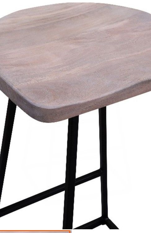 Porter International Designs Clement Black/White Counter Stool-3