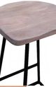 Porter International Designs Clement Black/White Counter Stool-3