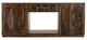 International Furniture Direct Balam Dark Entertainment Center with Fireplace-2