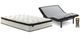 Sierra Sleep® by Ashley® Chime 2-Piece 12" Hybrid and Best Adjustable Base California King Mattress Set-0