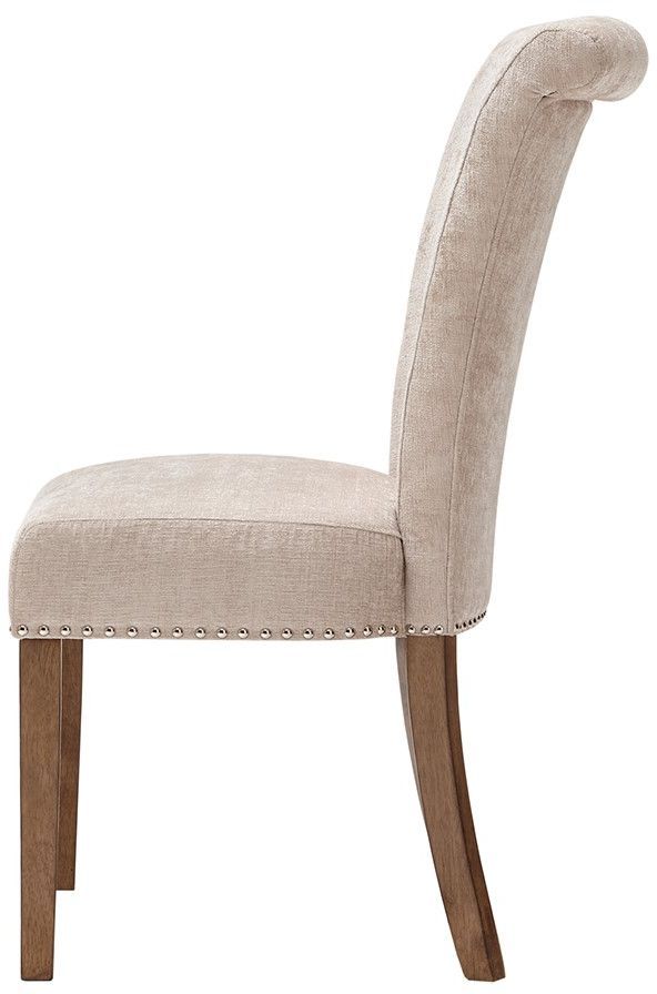 Olliix by Madison Park Cream Set of 2 Colfax Dining Chairs-2