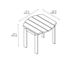 Linon Adirondack Red Wooden Outdoor End Table-2