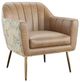 Emerald Home Ophelia Gold/Saddle Accent Chair-0