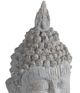 A & B Home Gray Small Meditating Buddha Head Sculpture-3