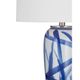 Bassett Mirror Rianna Blue/White Table Lamp-1