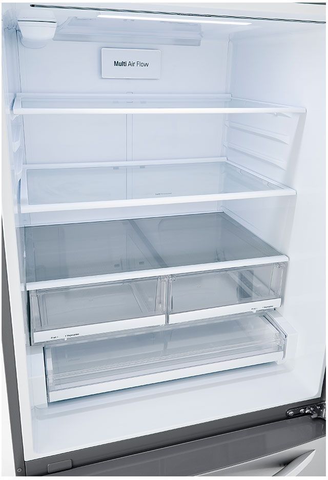 LG 33 in. 25.5 Cu. Ft. PrintProof™ Stainless Steel Bottom Freezer Refrigerator-7