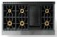 Viking® 7 Series 48" Slate Blue Pro Style Natural Gas Range-4