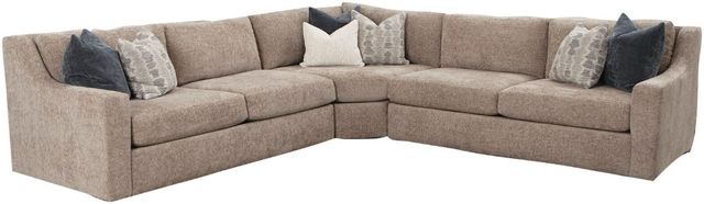 Jonathan Louis 3-Piece Beige Sectional-0