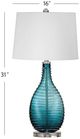 Bassett Mirror Andorra Blue Table Lamp-1