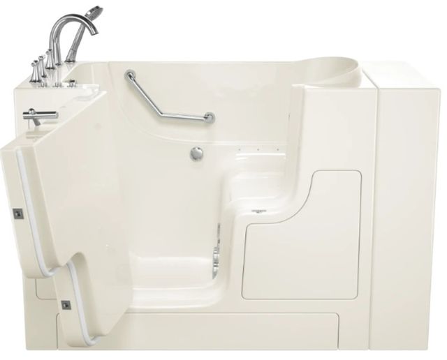 American Standard Gelcoat Linen 30” x 52” x 40" Walk-in Tub with Combination Air Spa and Whirlpool Systems - Left-Hand Drain with Faucet-3