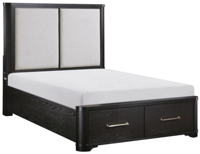 Homelegance® Gilbert Charcoal/Light Gray King Storage Platform Bed-0