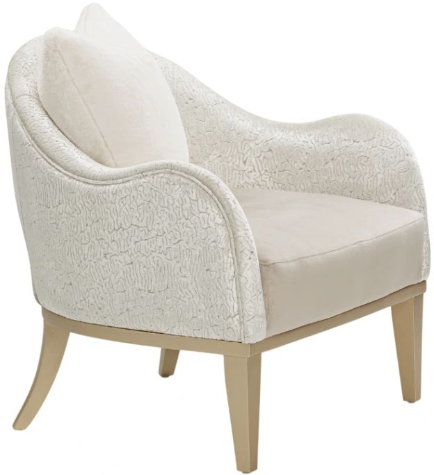 Michael Amini® Yvette Porcini/White Accent Chair -0