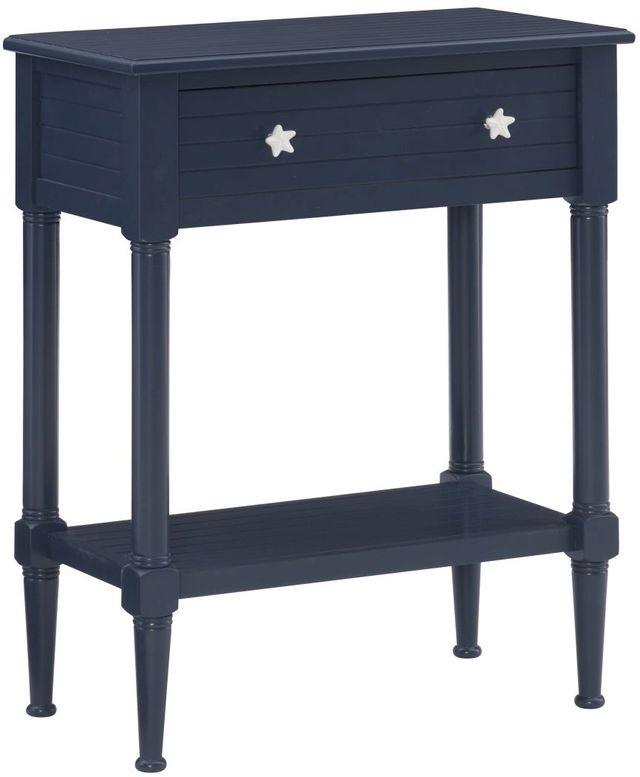 Linon Starfish Navy Accent Table-0