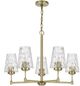 Cal® Lighting & Accessories Crestwood Antique Brass Chandelier-0