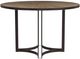 Bassett Mirror Trucco Brown Dining Table with Bronze Base-1