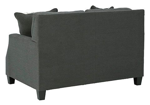 Signature Design by Ashley® Bayonne Charcoal Loveseat-3