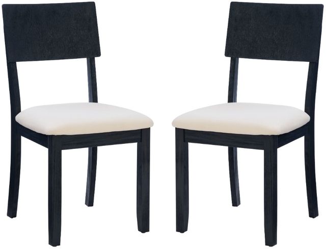 Linon Jordan 2-Piece Dark Charcoal Side Chair-0