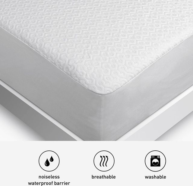 BEDGEAR® Dri-Tec® Performance® Split Head California King Mattress Protector-3