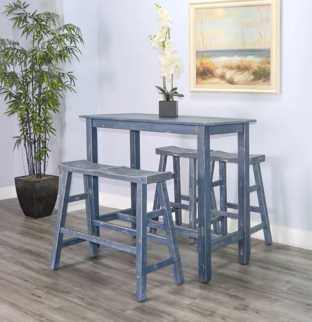 Sunny Designs™ Marina Ocean Blue 30" Bench-1