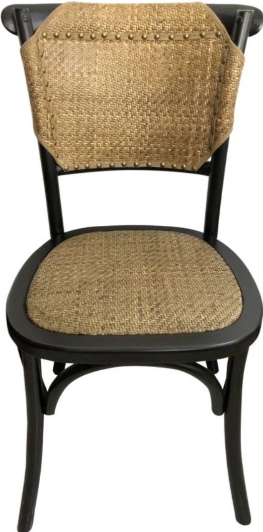 Moe's Home Collection Colmar Jet Black Dining Side Chair-1